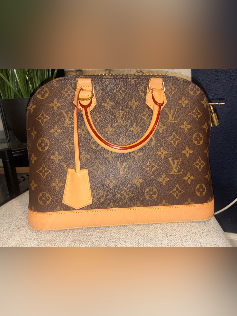 Louis Vuitton Monogram Alma in Brown and Tan